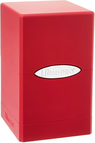 Ultra Pro Satin Tower Deck Box, Red