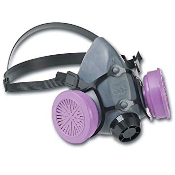 North Safety 550030L 5500 Series Low Maintenance Half Mask Respirator, 1 each, Cartridge Not Included