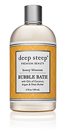 Deep Steep Bubble Bath, Honey Blossom, 17 Ounces