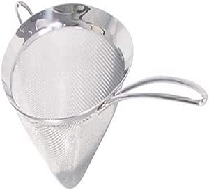 Cuisipro 746626 Stainless Steel 5.5-Inch Cone Shaped Strainer, Silver