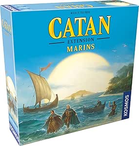 Asmodee - Kosmos - CATAN : EXTENSION MARINS - Jeu de Société Familial pour Enfants dès 10 Ans - Jeu de Stratégie Et Découverte Maritime - De 3 à 4 Joueurs - Durée 75 Min - Version Française