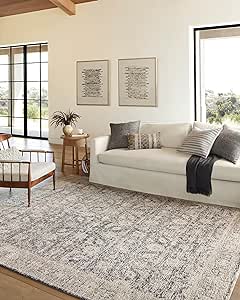 Loloi Amber Lewis x Alie Charcoal/Beige 9'-6" x 13'-1" Area Rug