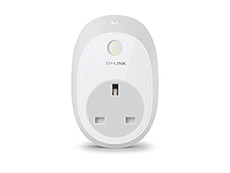 TP-Link Wi-Fi Smart Plug, Works with Alexa, Control Your Devices from Anywhere HS100 (UK Plug)