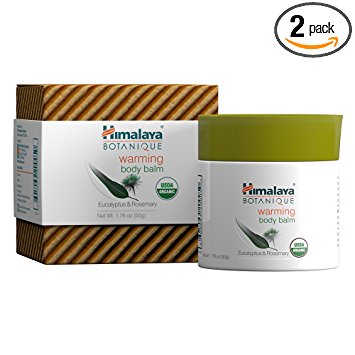 Himalaya Organic Warming Body Balm/U -Knead it- Soothing balm for Muscle and Joint Pain,1.76 oz/50 gm (Pack of 2)