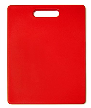 Architec Original Gripper Cutting Board, 11" by 14", Red, Patented Non-Slip Technology and Dishwasher Safe Cutting Board