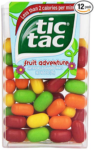 Tic Tac Mints, Fruit Adventure, 1 oz. (12 Count)