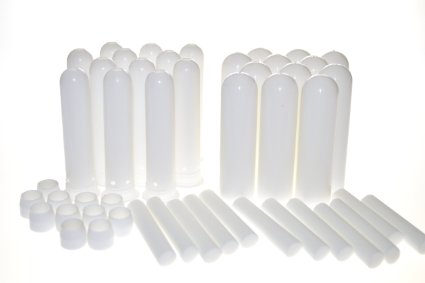 Aromatherapy Essential Oil Blank Inhaler Sticks 12 Pack Made in Usa Medical Grade Plastic