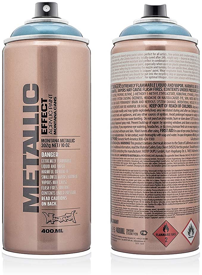 Montana Cans Montana Effect 400 ml Metallic Color, Tennessee Spray Paint, Tenessee