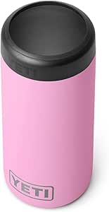 YETI Rambler 12 oz. Colster Slim Can Insulator for the Slim Hard Seltzer Cans, Power Pink (NO CAN INSERT)