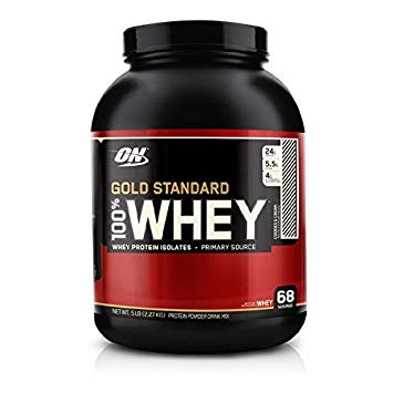 OPTIMUM NUTRITION GOLD STANDARD 100% Whey Protein Powder, Cookies and Cream, 4.65 Pound (Package May Vary)