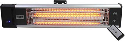 Maxx Air HeTR Outdoor Rated Ceiling or Wall Mount Infrared Heater w/Remote, 1500W (Wall and Ceiling Mount)