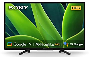 Sony Bravia 80 cm (32 inches) HD Ready Smart LED Google TV KD-32W830K (Black) (2022 Model) | with Alexa Compatibility