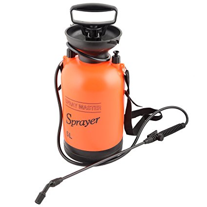 Spray Master 5 Litre Garden Pressure Sprayer (18 cms x 43 cms, Orange, 5L)