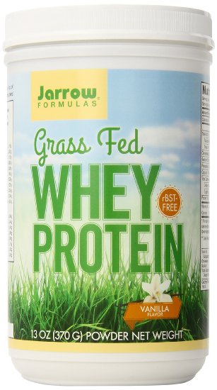 Jarrow Formulas Whey Protein Grass Fed Sports Nutrition Vanilla 370 g