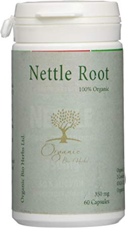 Organic Bio Herbs-Organic Nettle Root 350 Mg, 60 Capsules