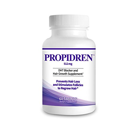 Propidren by HairGenics - DHT Blocker with Saw Palmetto To Prevent Hair Loss and Stimulate Hair Follicles to Stop Hair Loss and Regrow Hair.