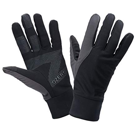 OZERO Winter Gloves,Thermal Gloves for Warm Hands in Running and Cycling,1 Pair