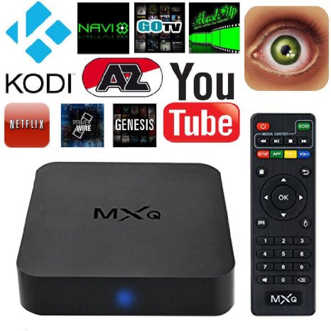 PGKMALL Android 4.4.2 Smart TV Box Fun Center S805 Quad-core 1GB RAM 8GB Support 1080p Internet TV H.265 WiFi LAN Miracast Airplay Stream Media Player