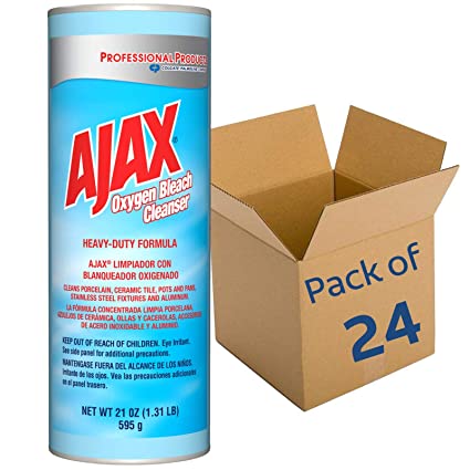 Ajax 14278CT Oxygen Bleach Powder Cleanser, 21oz Can (Case of 24)