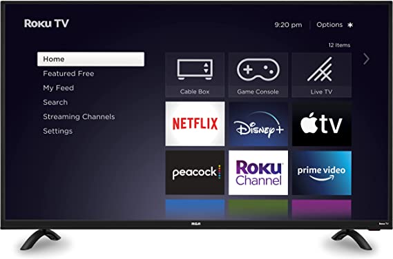 RCA 43-inch 4K UHD Roku Smart Flat Screen LED TV, 2022 Model