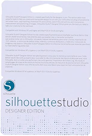 Silhouette Studio Designer Edition Software Card for Scrapbooking