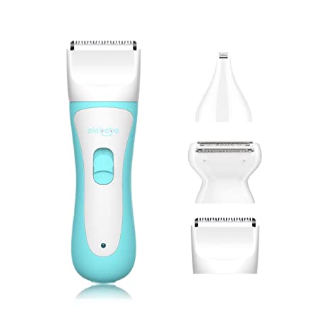 Baby Hair Clippers - Cordless Baby Hair Trimmers with 3 Cutting Heads & 3 Guide Combs, Professional Hair Trimmer for Kids, Rechargeable IPX7 Waterproof Kids Hair Clippers for Infants Men & Women