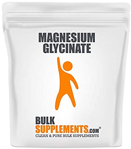 BulkSupplements Magnesium Glycinate Powder (250 Grams)