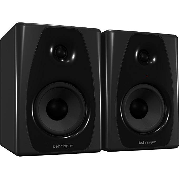 Behringer Studio 50USB 150W Bi-Amped Reference Studio Monitor Speakers with USB Input, High-Resolution, Pair