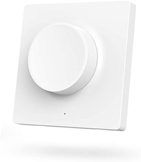 Yeelight Smart LED Dimmer Switch, 5 in 1 Wireless Bluetooth Ceiling Lamp Light Remote Control (Paste Version)