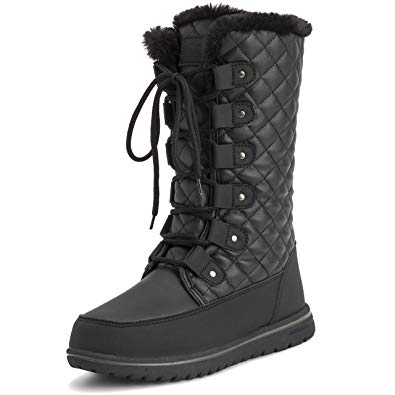 Polar Products Womens Rain Thermal Warm Snow Winter Knee High Waterproof Boots