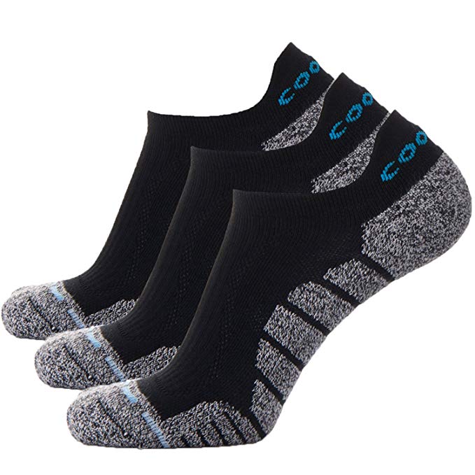 COOLMAX Brand Performance Low Cut Socks – 3 pairs