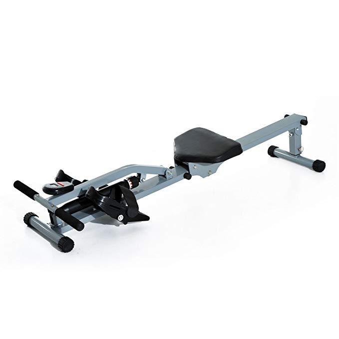 HOMCOM Rowing Machine Cardio Rower Workout Fitness Body Tonner Home Gym Training