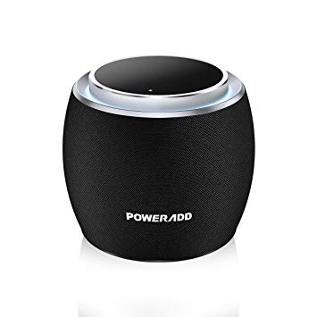 Poweradd Dee-G Portable Bluetooth Speaker, Enhanced Bass Bluetooth V4.2, LED Touch Control, for iPhone, iPad, Samsung, Android, for Party/Outdoor/Family/Travel