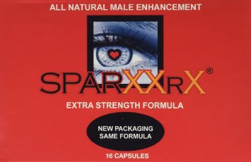 Sparxx Rx 16 Capsules Maximum Performance NEW PACKAGING- SAME FORMULA- Voted 1 All Natural Male Enhancement Pill Fast Acting and Long Lasting Buyer Choice Award for Best All Natural Male Enhancement Pills