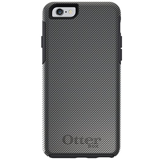 OtterBox Symmetry Series Shockproof Case for iPhone 6/ 6s, Slate Grey with Gridlock (Frustration Free Packaging)