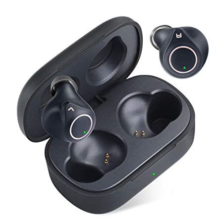 True Wireless Earbuds Bluetooth 5.0, KKUYI Wireless Earphones with Wireless Charging Case, 48H Playtime IPX5 Waterproof Apt-X CVC 8.0 TWS Stereo Headphones in-Ear Built-in Mic Headset with Deep Bass