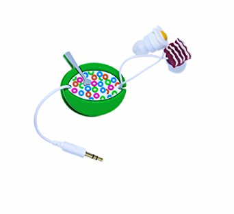 DCI 31052 Breakfast Earbud and Cord Wrapper Set - Retail Packaging - Multi