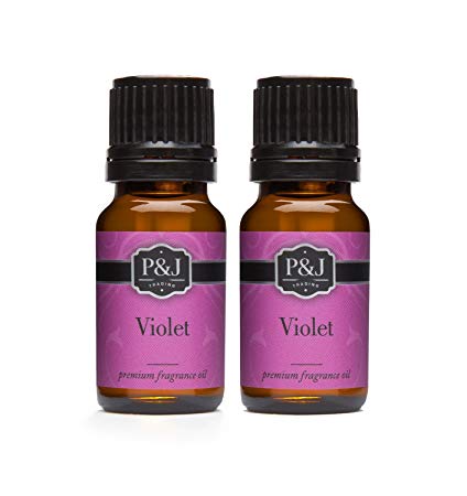 P&J Trading Violet Fragrance Oil - Premium Grade Scented Oil - 10ml - 2-Pack