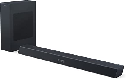 Philips B8405 Soundbar 2.1 with Wireless Subwoofer, Dolby Atmos, Stadium EQ Mode, DTS Play-Fi Compatible, Connects with Amazon Echo Devices and Voice Assistants, AirPlay 2 & BT Support, TAB8405