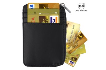 MCOCEAN RFID Blocking Leather Wallet - Bifold Security Credit Card Protector for Men