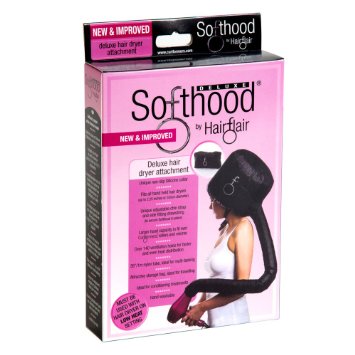 Hair Flair Deluxe Softhood Bonnet Hair Dryer Attachment - New and Improved