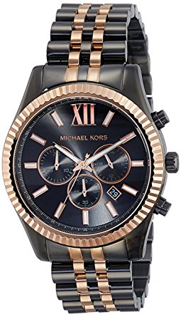 Michael Kors Watches Lexington Two-Tone Chronograph Watch