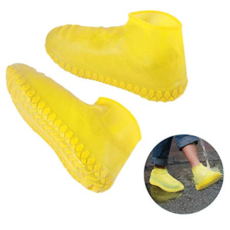 Cuteadoy Shoe Covers,Outdoor Waterproof Silicone Shoes Covers and Reusable Rain Boots for Cycling,Outdoor,Camping,Fishing,Garden