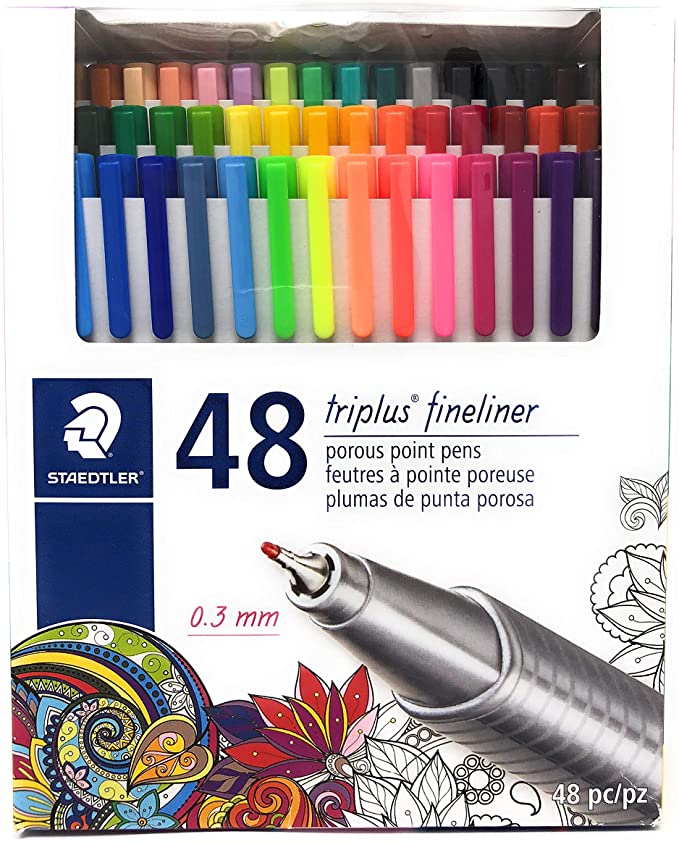 Staedtler Triplus Fineliner 334- 0.3mm 48pc