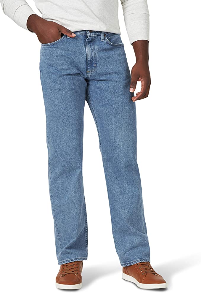Wrangler Men's Classic 5-Pocket Relaxed Fit Flex Jean