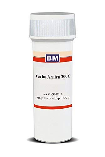 Turbo Arnica 200C, 300 pellets, Maximum Relief for Your Worst Pain and Injuries, Perfect for Bruising, Muscle Soreness, Overexertion, Trauma, Strained Muscles, Swelling, Shoulder Neck and Back Pain