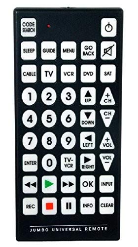 QFX REM-115 Jumbo 8-1 Universal Remote Control