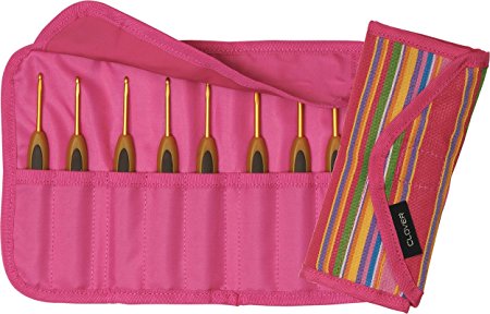 Clover Takumi Getaway Soft Touch Crochet Hooks Gift Set, 8 Sizes