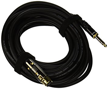 Monoprice 104772 25-Feet Premier Series XLR Female to 1/4-Inch TRS Male 16AWG Cable