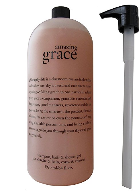 Philosophy Shampoo, Bath & Shower Gel 64 fl oz. Mega Size (Amazing Grace)